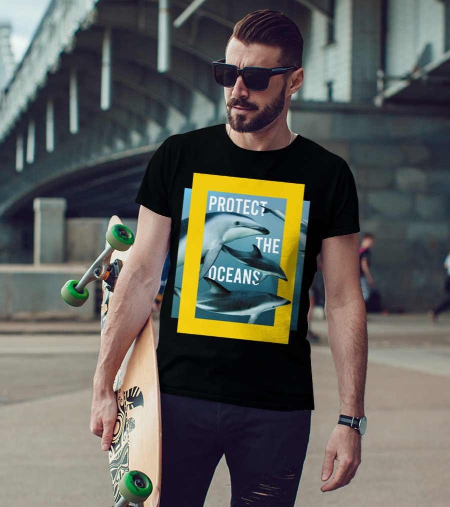 National Geographic Protect The Oceans Dolphins T-Shirt