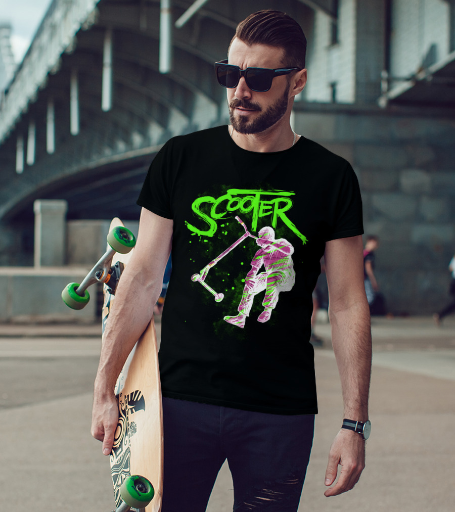 Scooter Neon Jump Action T-Shirt