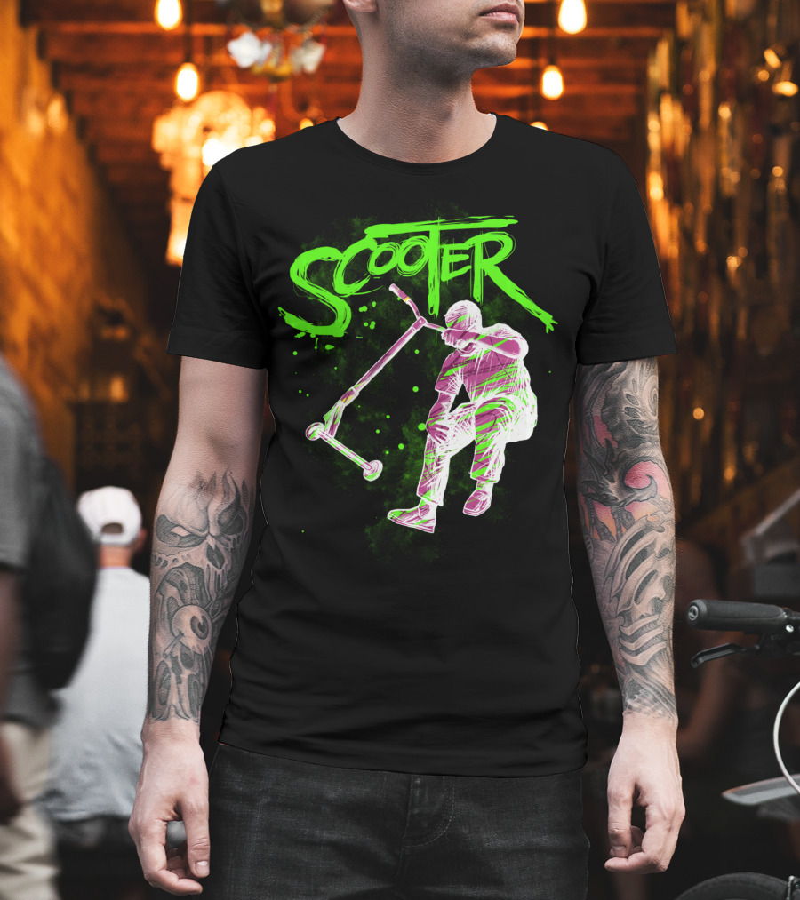 Scooter Neon Jump Action T-Shirt