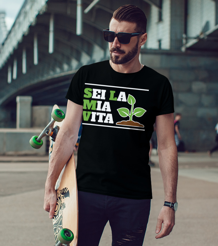 Sei La Mia Vita Italia SMV Plant T-Shirt