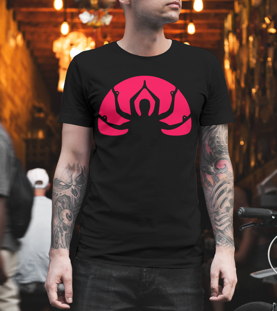 Duality Meditation Pose Mandala Yoga Fashion Trends T-Shirt