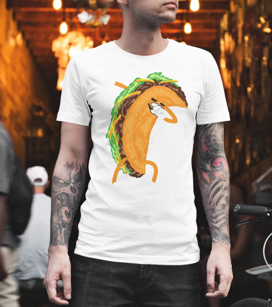 Tacos Tacos Tacos Tacos Dancing Taco Character T-Shirt