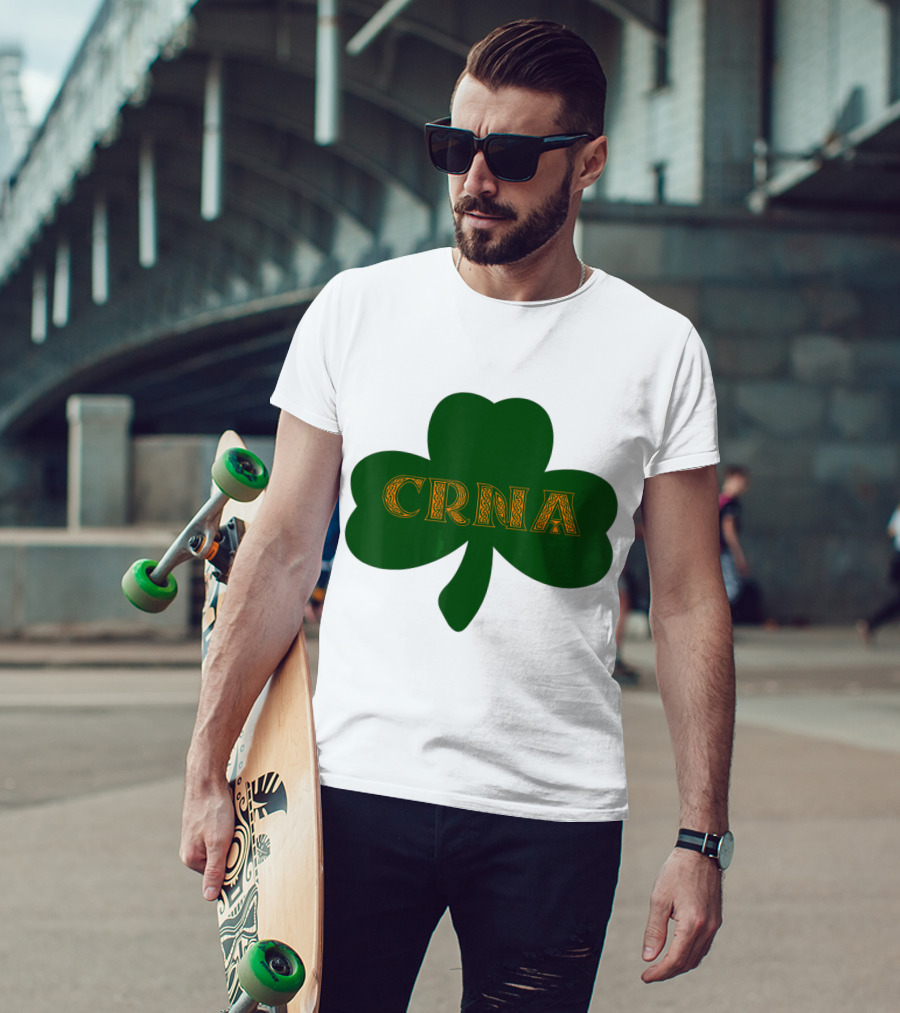 Shamrock CRNA St. Patrick's Day Irish Celtic T-Shirt