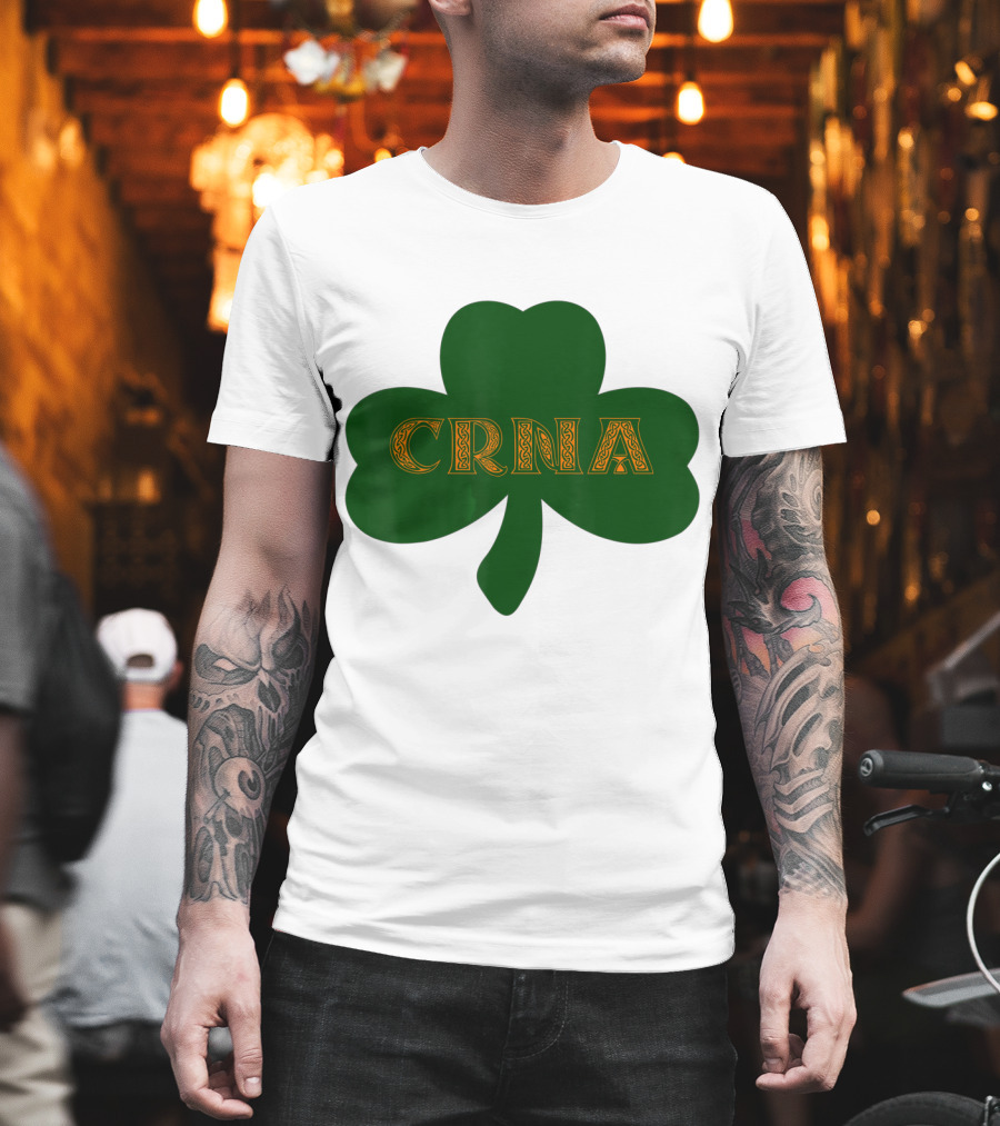 Shamrock CRNA St. Patrick's Day Irish Celtic T-Shirt
