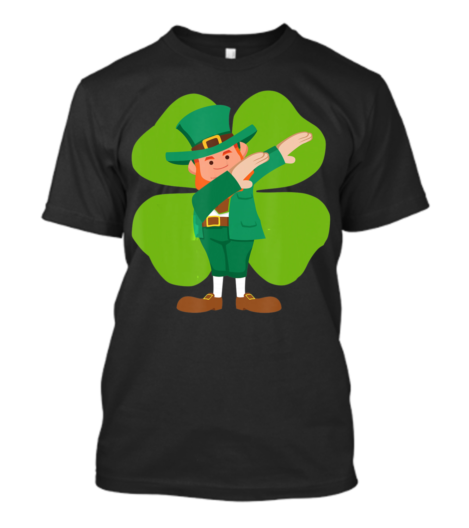 Dabbing Leprechaun Lucky Clover Dance T-Shirt