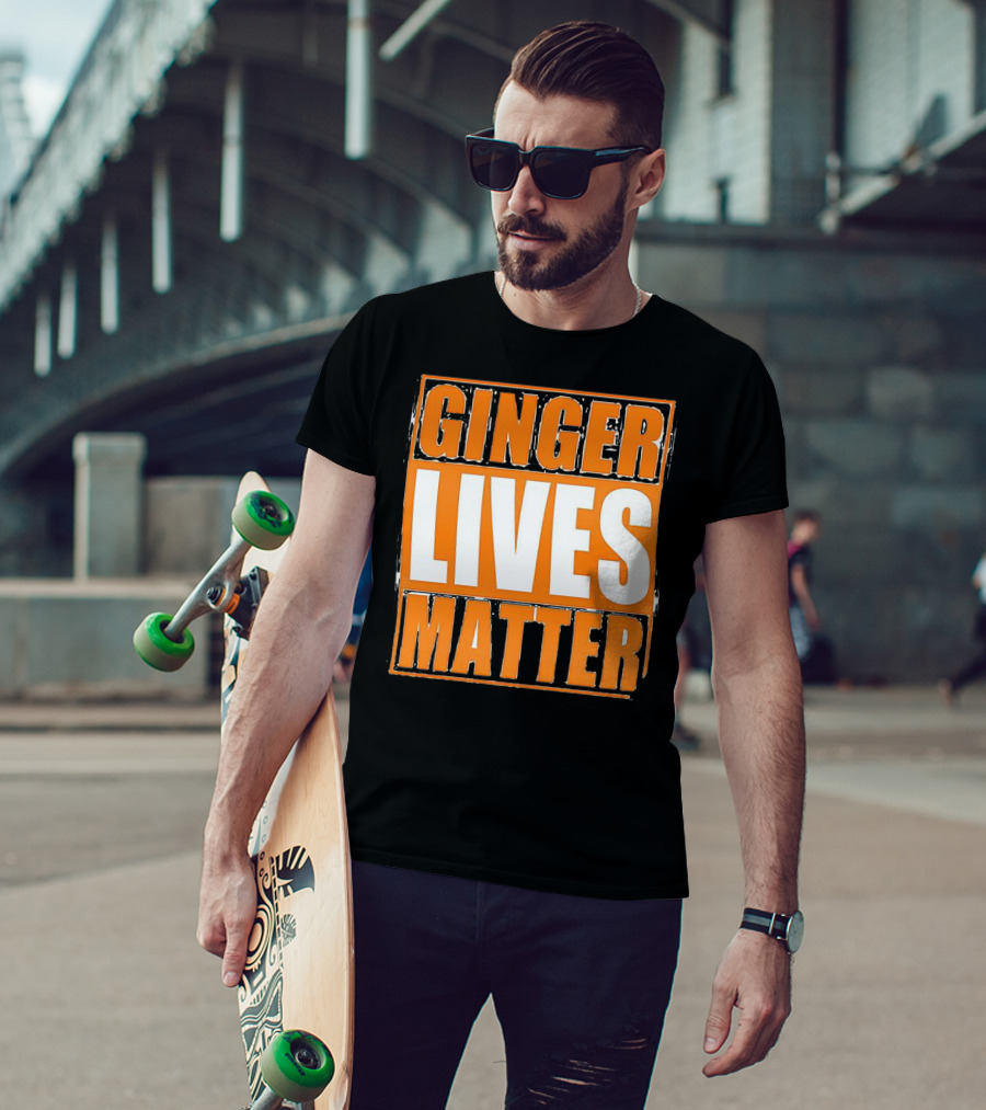 Ginger Lives Matter Funny Gingers Redhead T-Shirt