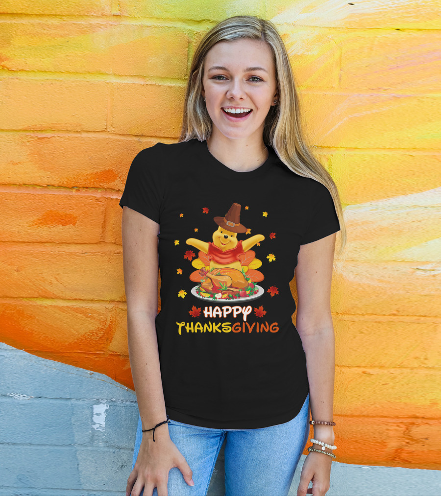 Happy Thanksgiving Pooh T-Shirt