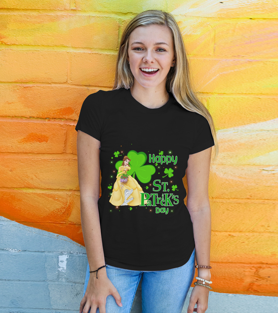 Happy St. Patrick's Day Belle Clover T-Shirt