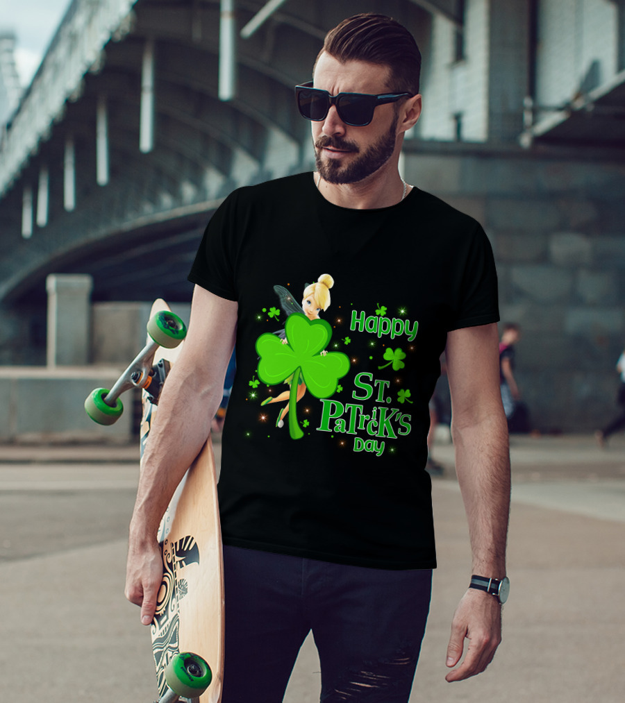 Tinkerbell Happy St. Patrick's Day T-Shirt