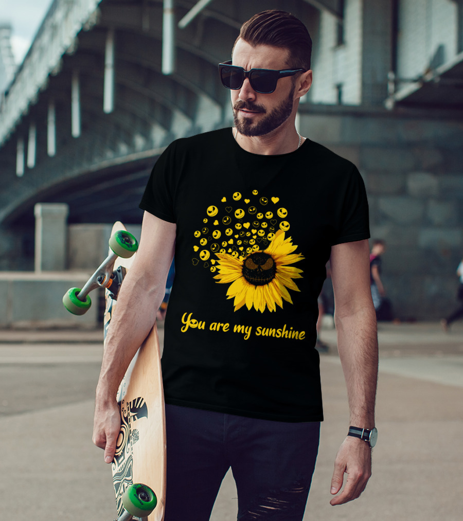 You Are My Sunshine Smiling Sunflower Faces T-Shirt