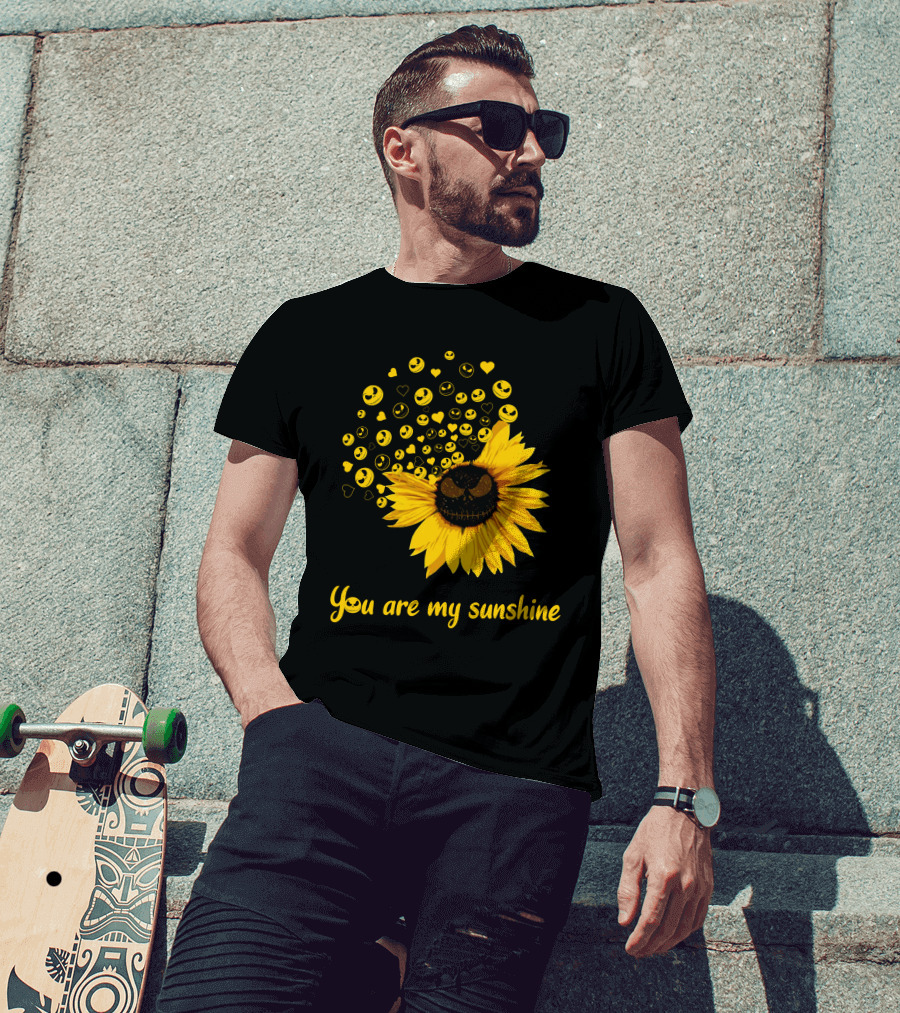 You Are My Sunshine Smiling Sunflower Faces T-Shirt