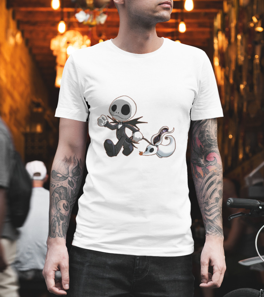 Jack Skellington and Zero Nightmare Before Christmas T-Shirt