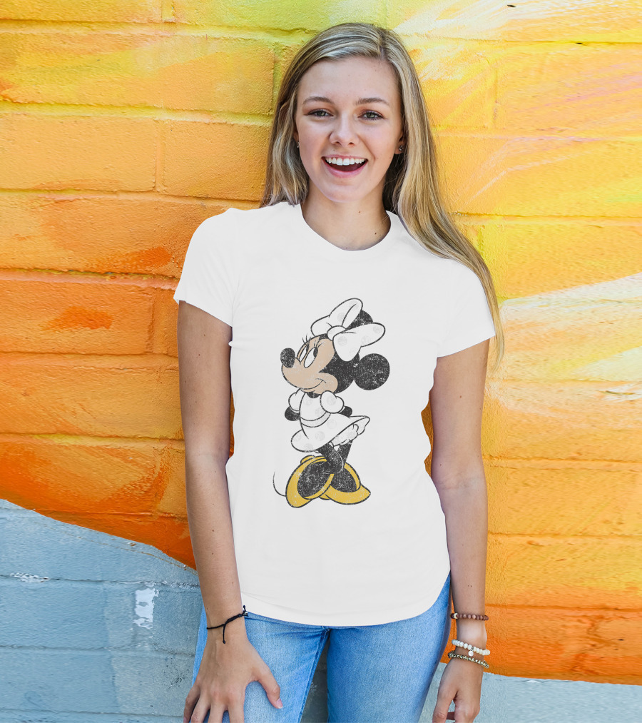 Disney Mickey And Friends Minnie Mouse Vintage Look T-Shirt