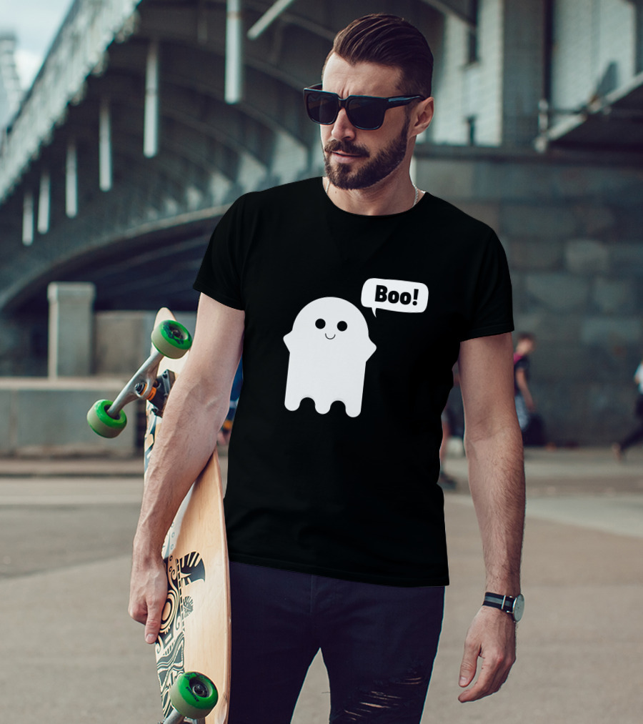 Cute Smiley Ghost Boo Edition T-Shirt