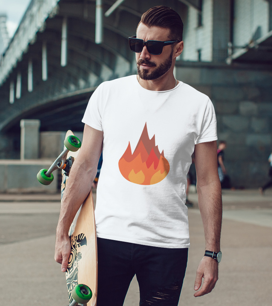 Sapnap Fire Icon Flame Symbol Gaming Merchandise T-Shirt