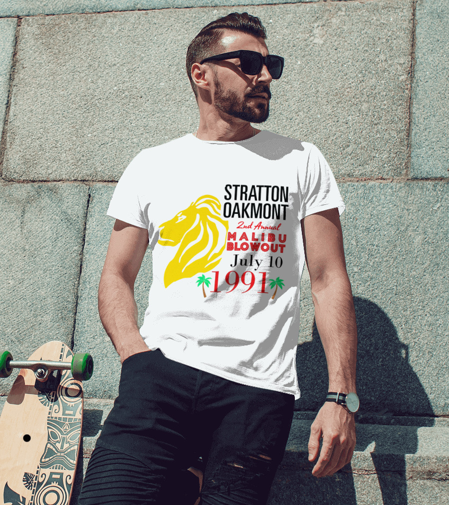 Stratton Oakmont 2nd Annual Malibu Blowout July 10 1991 T-Shirt