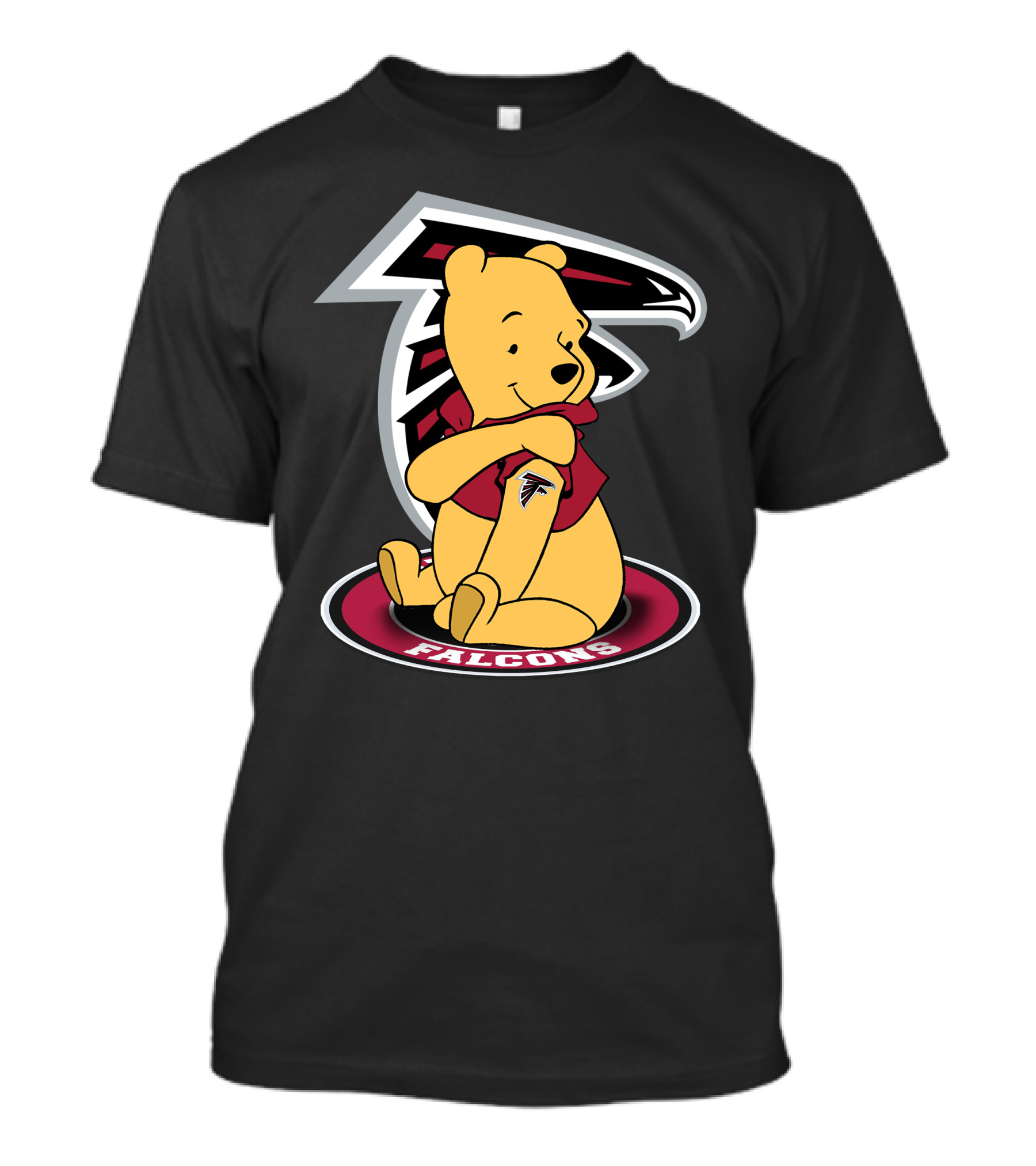 Winnie The Pooh Atlanta Falcons Crossover Fan T-Shirt