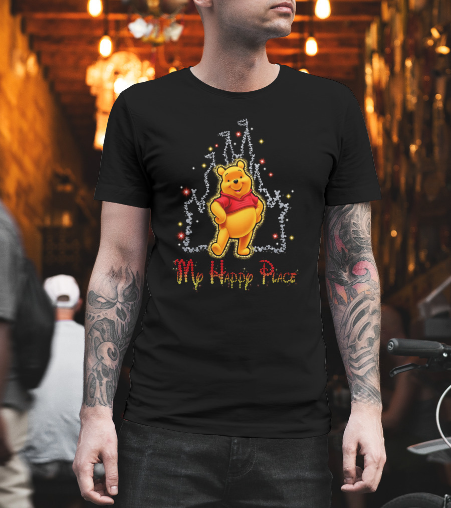 Pooh My Happy Place Castle T-Shirt