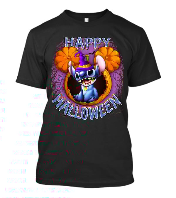 Stitch Happy Halloween Pumpkin Magic T-Shirt
