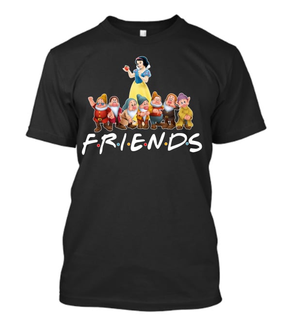 Snow White Seven Dwarfs Friends Reunion T-Shirt