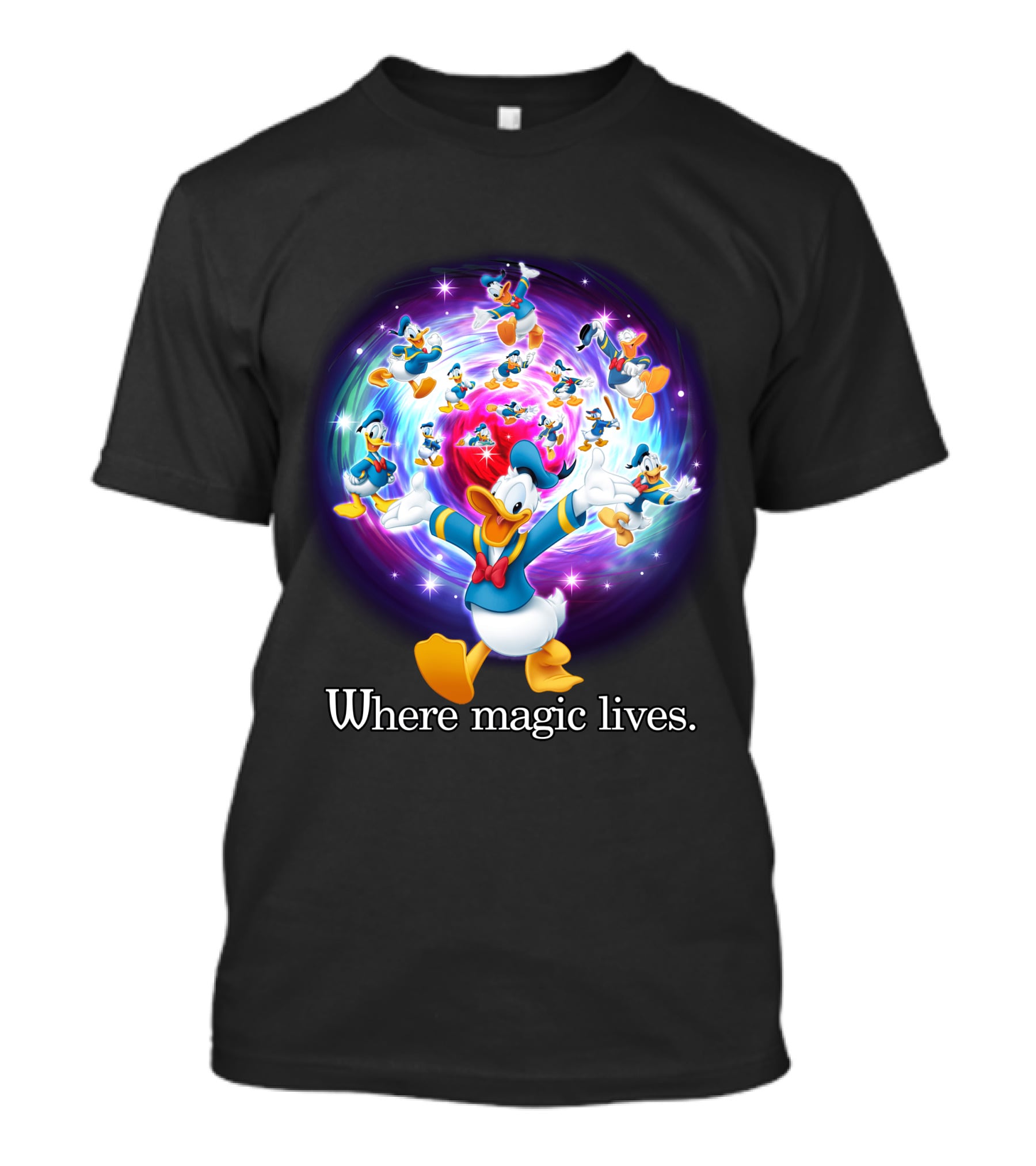 Where Magic Lives Donald Duck Disney Adventure T-Shirt