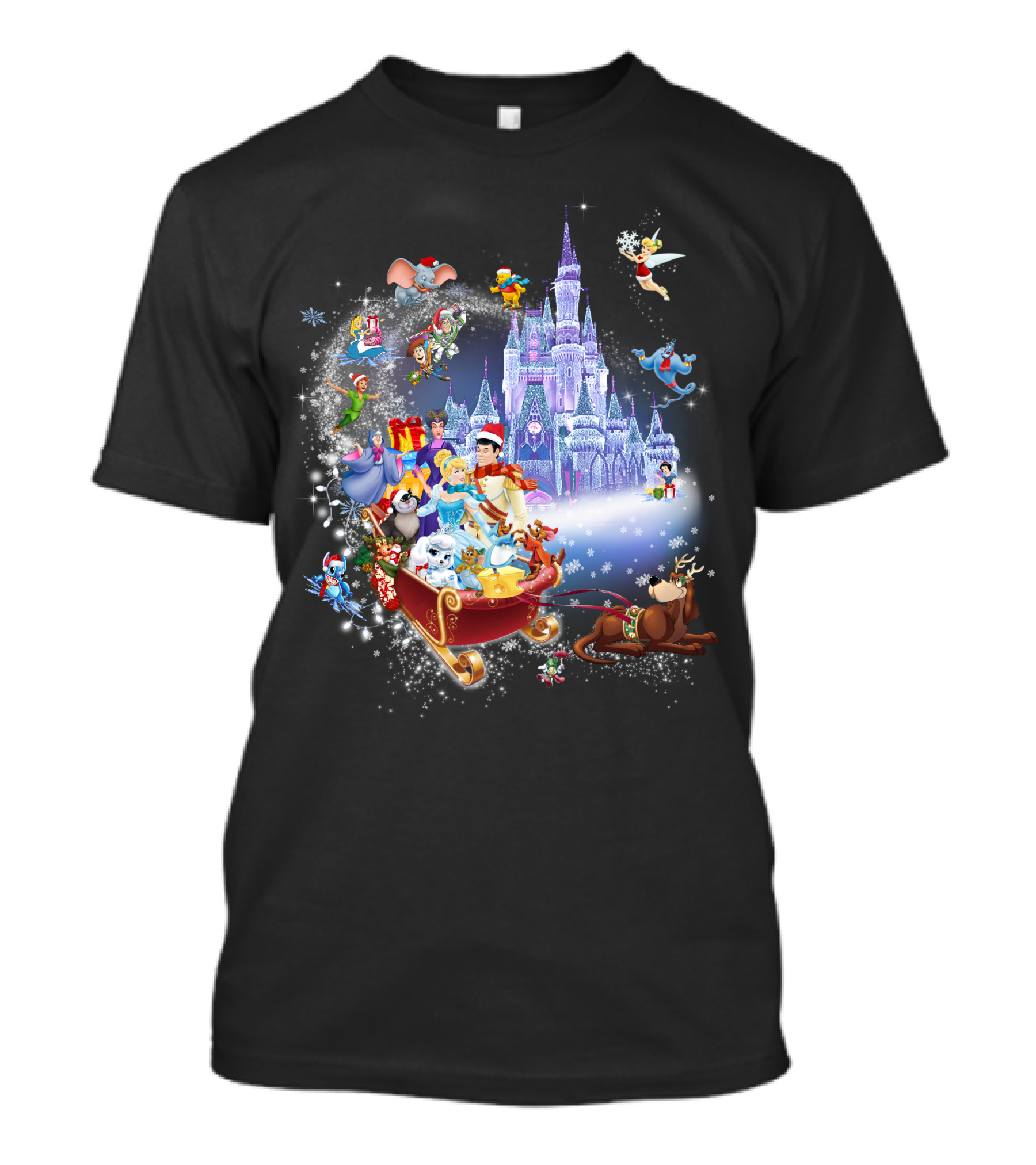 Cinderella Christmas Magic Kingdom Holiday Adventure T-Shirt