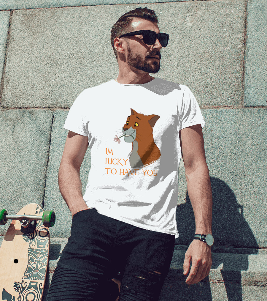 Thomas O'Malley Aristocats I'm Lucky To Have You T-Shirt