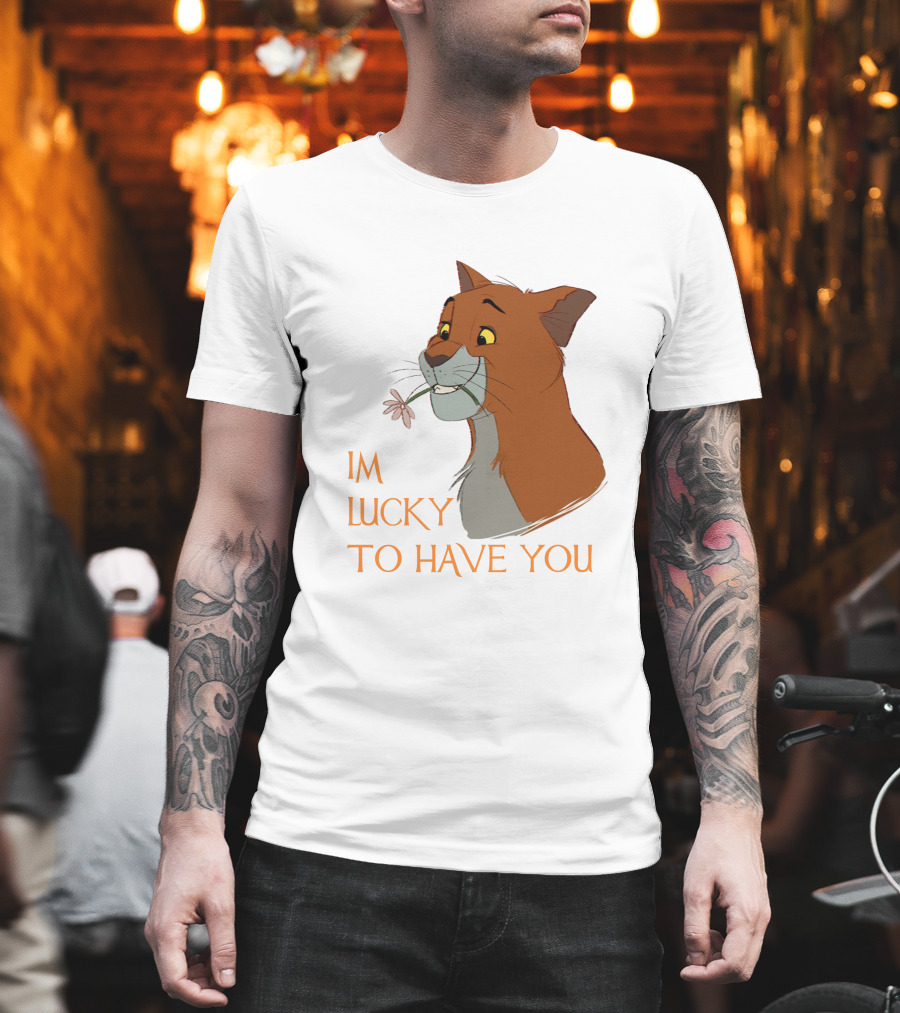 Thomas O'Malley Aristocats I'm Lucky to Have You T-Shirt