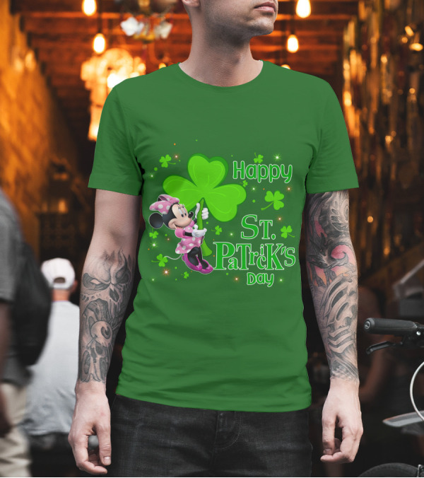 Happy St. Patrick's Day Minnie T-Shirt Happy St. Patrick's Day Minnie T-Shirt