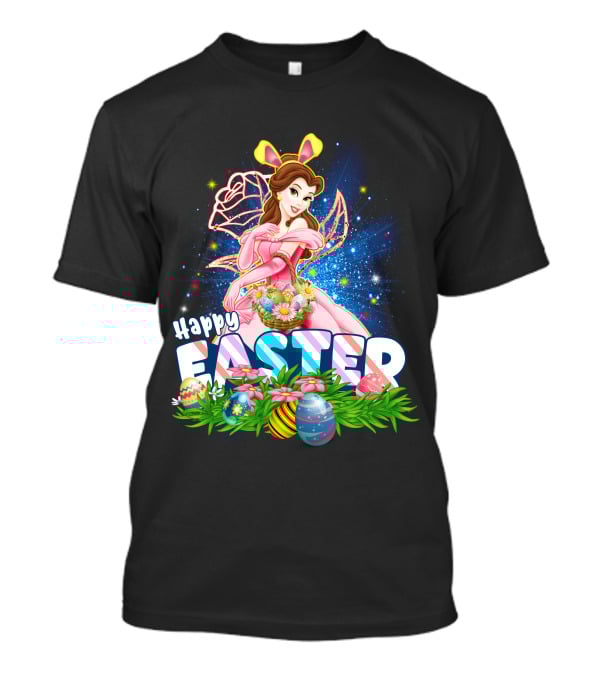 Belle Happy Easter Eggs Basket Fantasy T-Shirt
