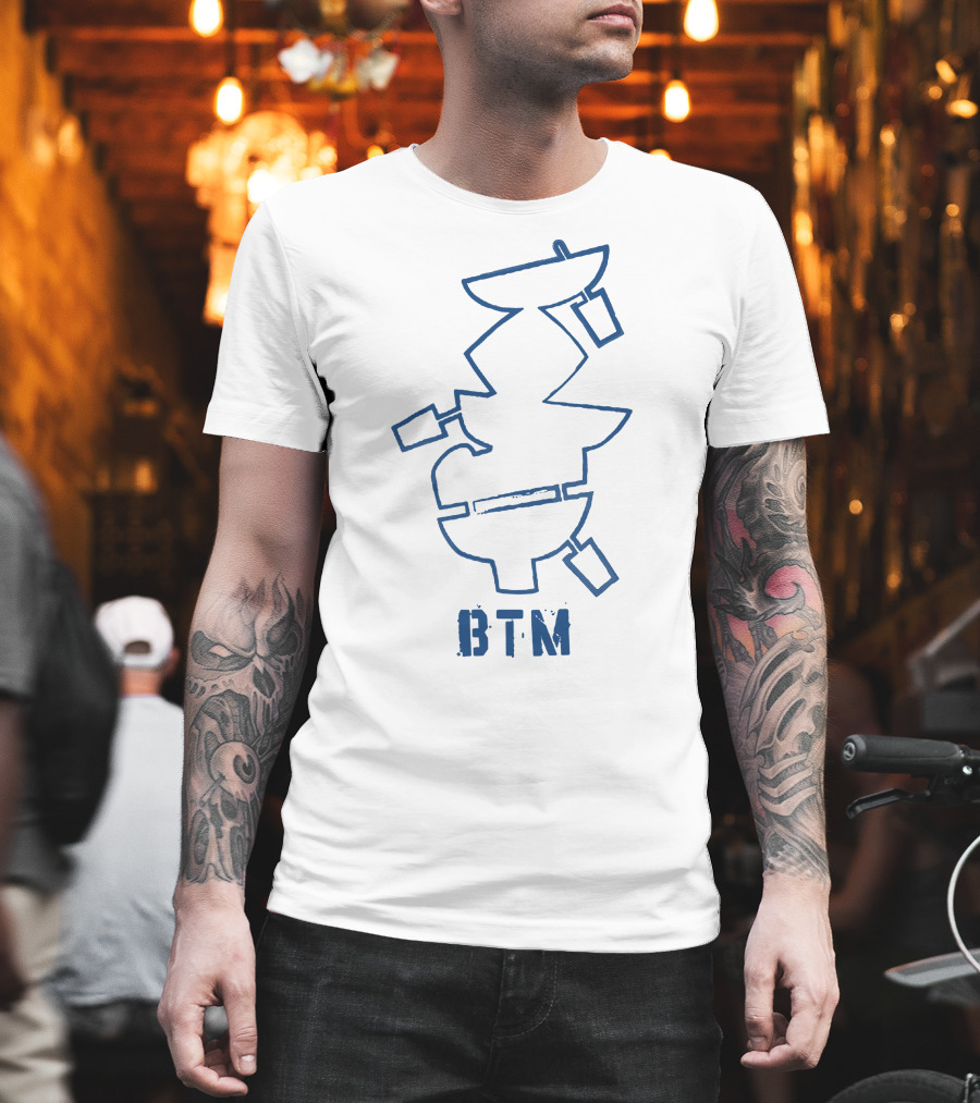 BTM Stacked Bowls Abstract Graphics T-Shirt