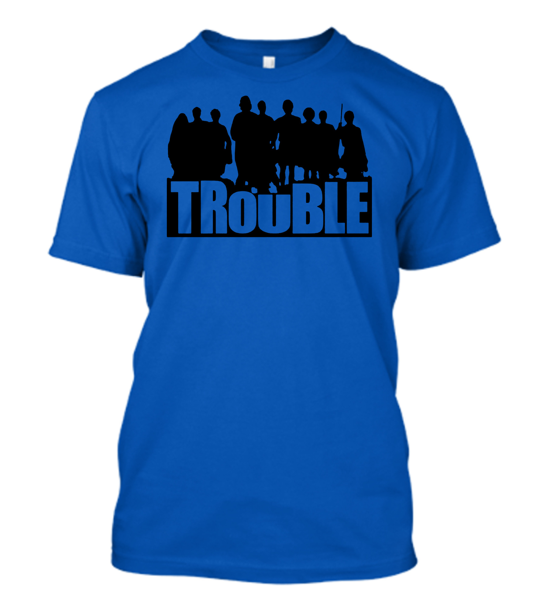 TROUBLE Silhouettes Ensemble T-Shirt