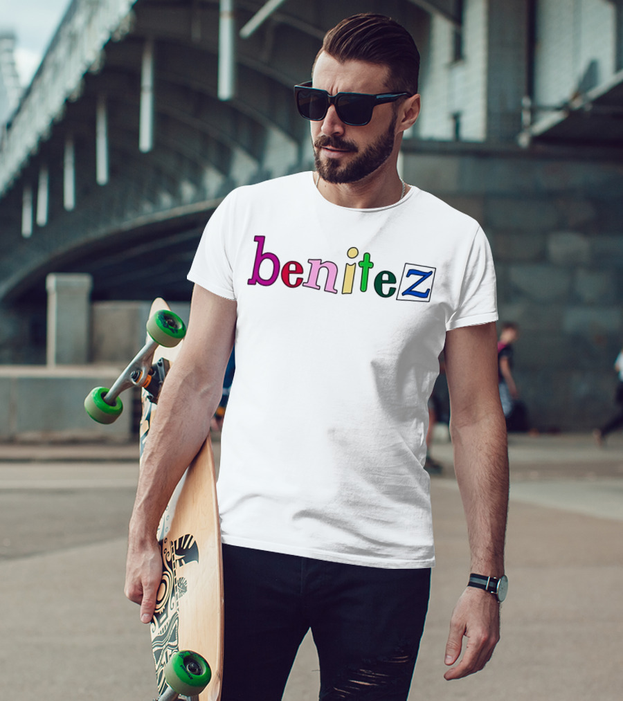 Benitez Rainbow Alphabet Letters T-Shirt