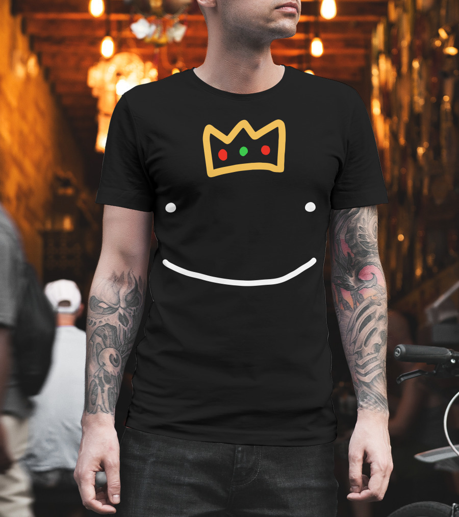 Dream x Ranboo Smile Crown Merch Dream Branding Ranboo T-Shirt