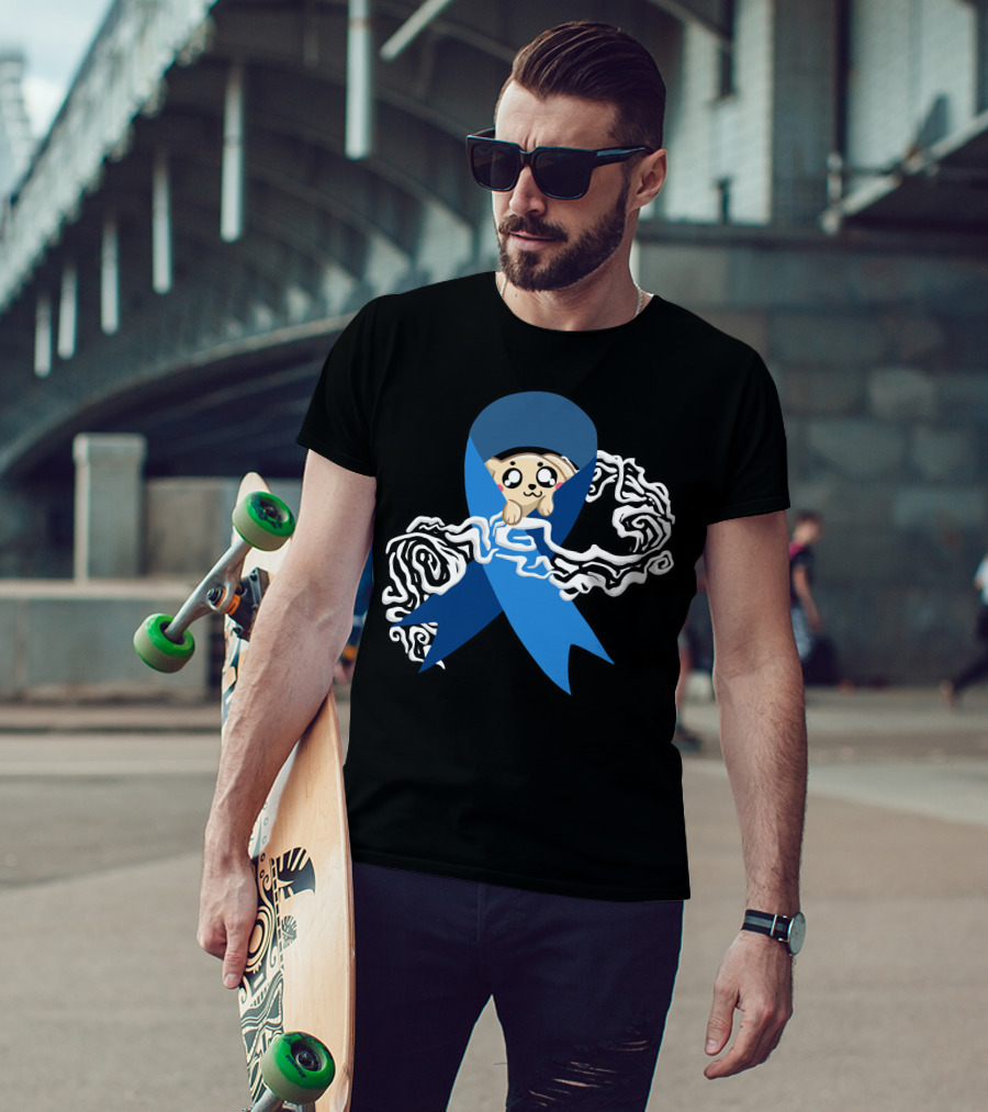 Light In The Fog Blue Ribbon Dog Collab T-Shirt