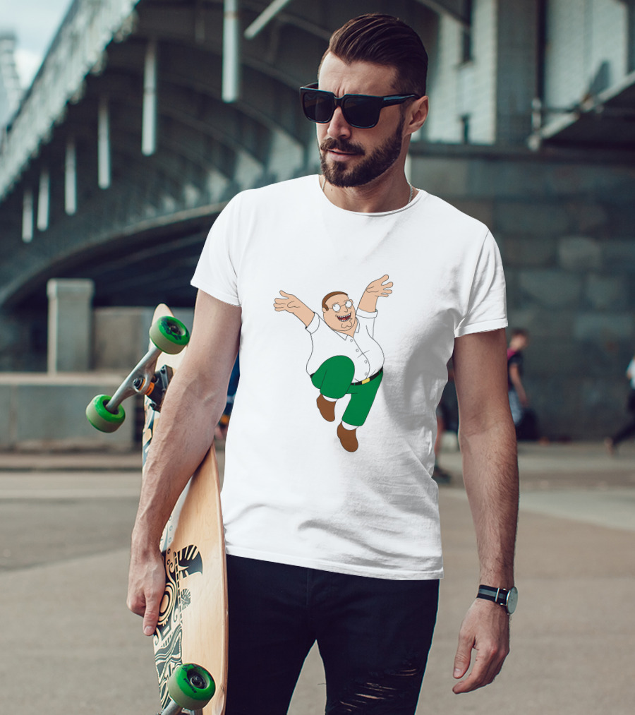 Peter Griffin Dancing In Rick And Morty T-Shirt