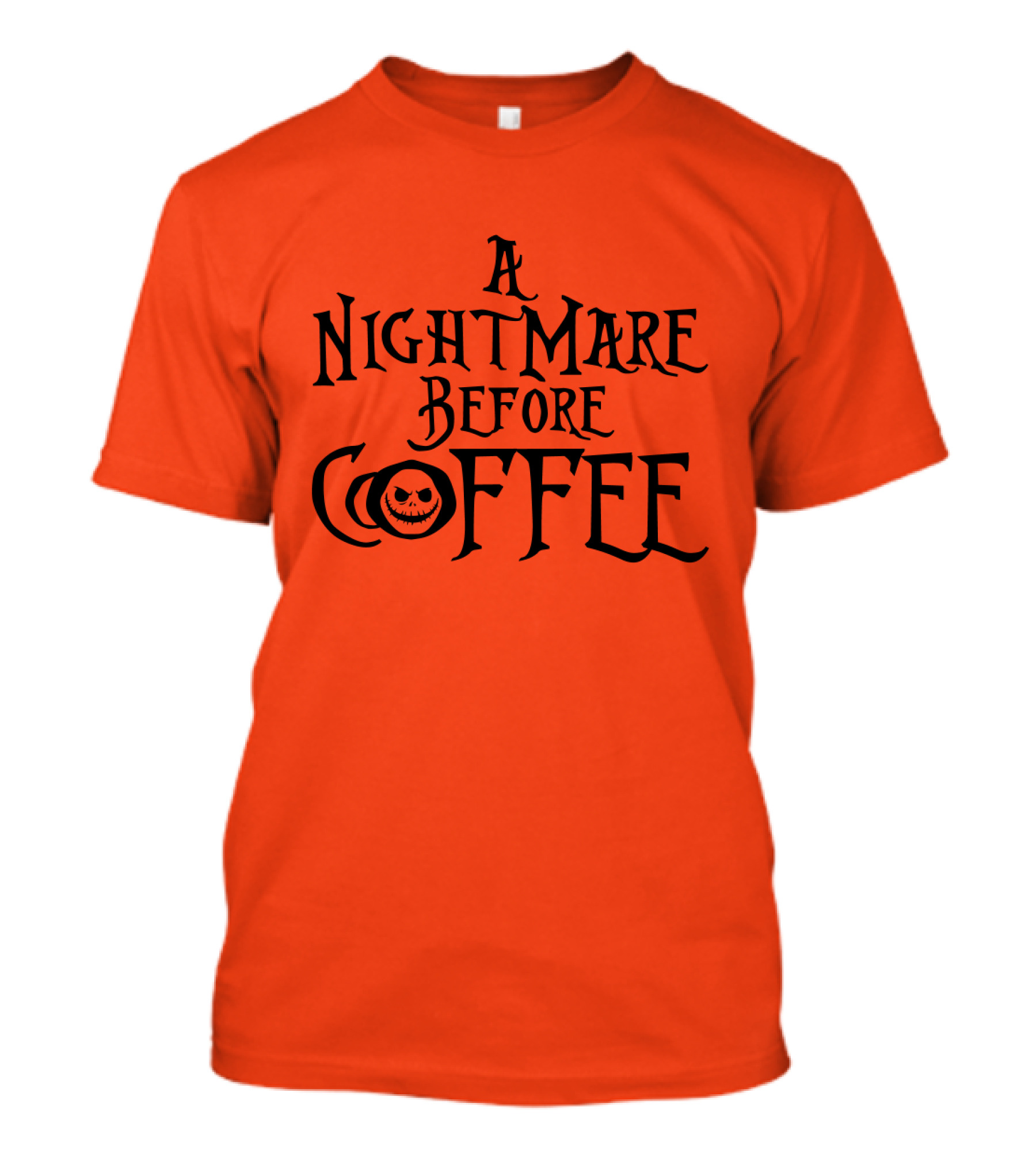 A Nightmare Before Coffee Jack Skellington T-Shirt