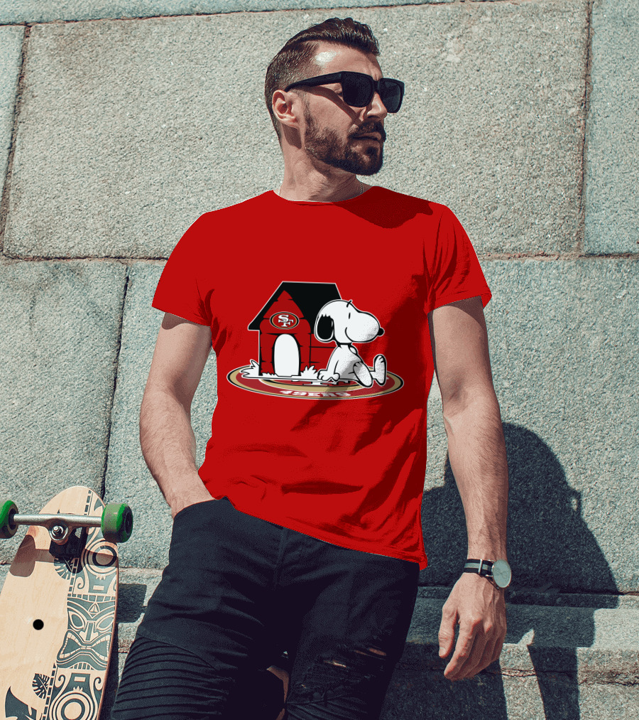 San Francisco 49ers Snoopy Fan Forever T-Shirt