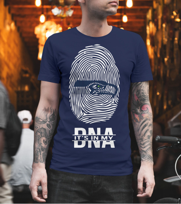 Seattle Seahawks Fingerprint It's In My DNA T-Shirt Seattle Seahawks Fingerprint It's In My DNA T-Shirt