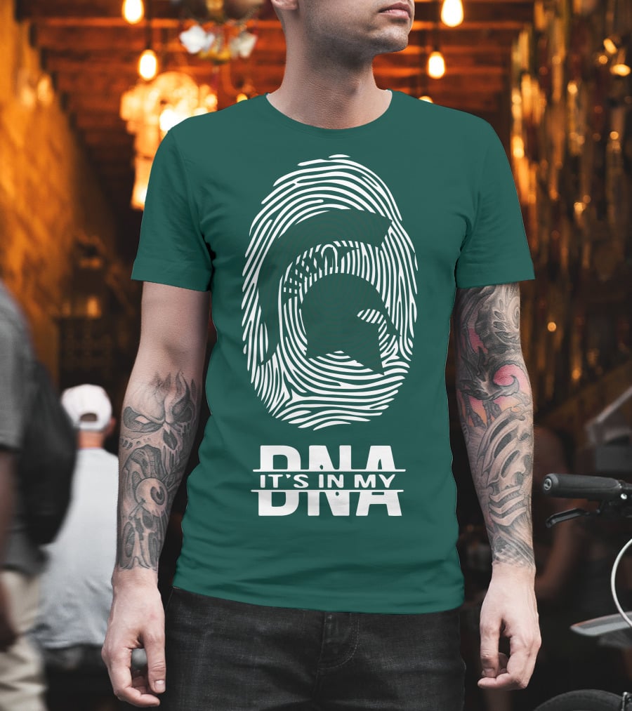 Michigan State Spartans Fingerprint It's In My DNA T-Shirt