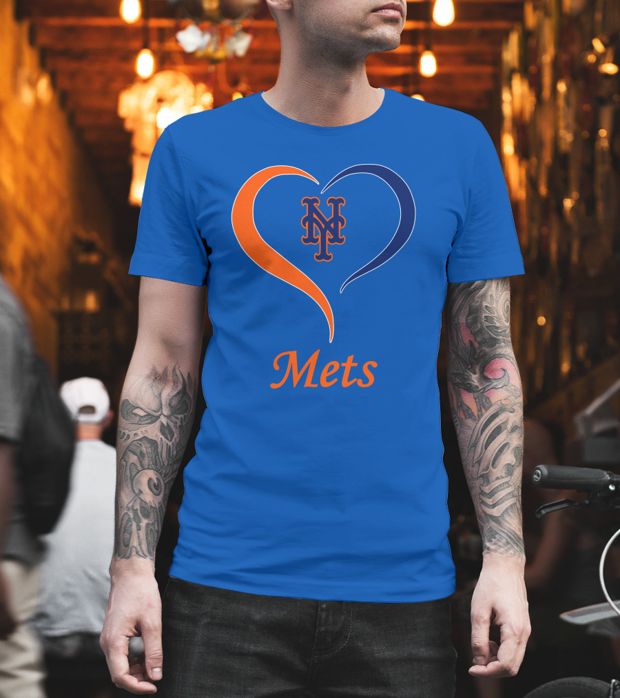 New York Mets Heart Logo Mets T-Shirt