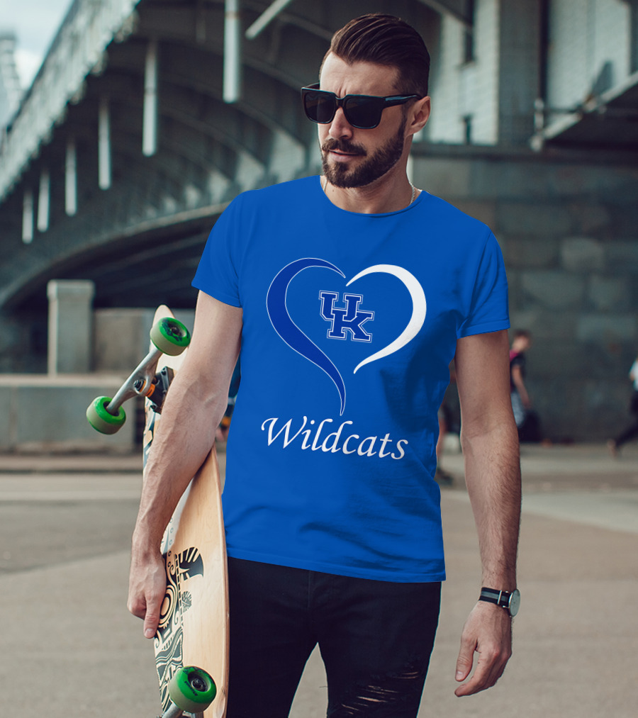 UK Wildcats Heart Wildcats T-Shirt