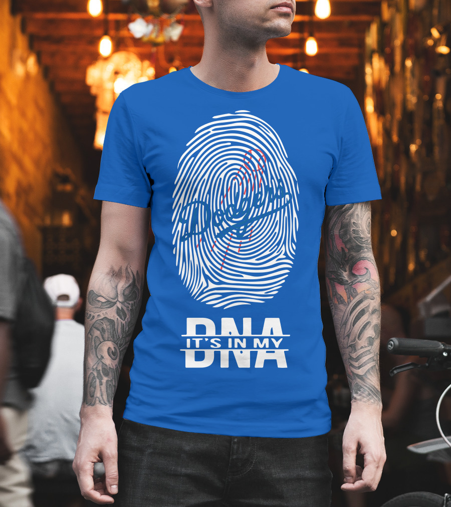 Los Angeles Dodgers Dna It's In My Dna T-Shirt
