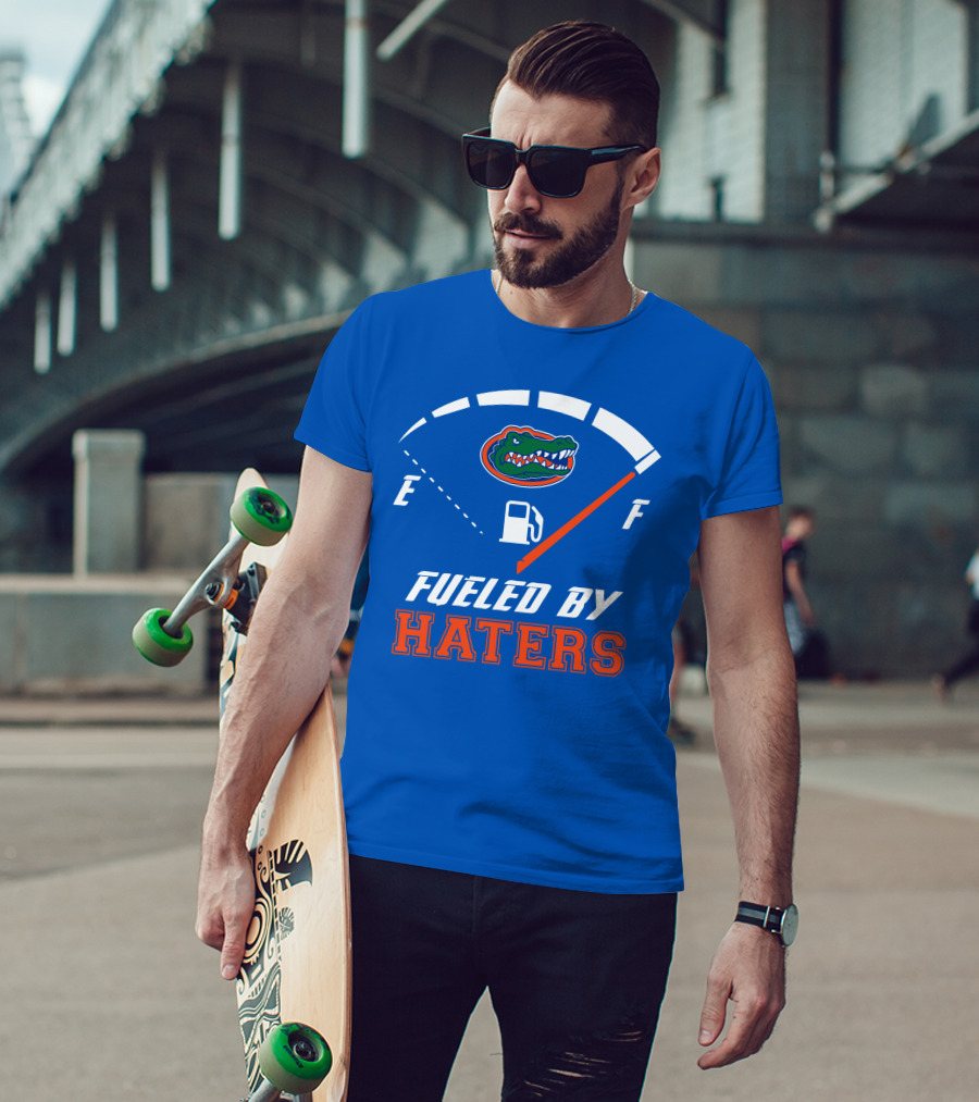 Florida Gators Fueled By Haters Fuel Gauge T-Shirt