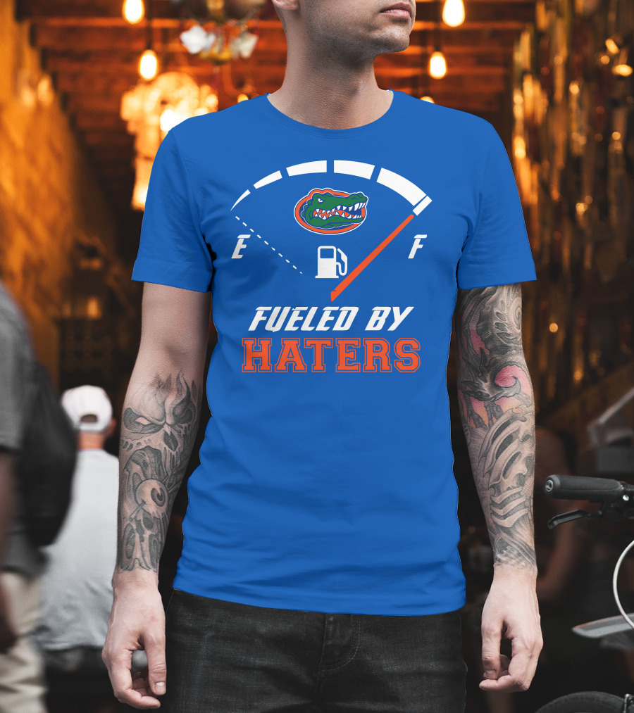 Florida Gators Fueled By Haters Fuel Gauge T-Shirt
