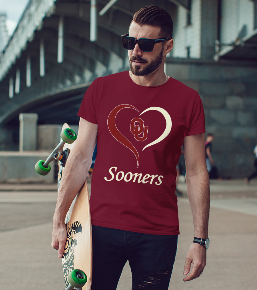 Sooners OU Heart T-Shirt