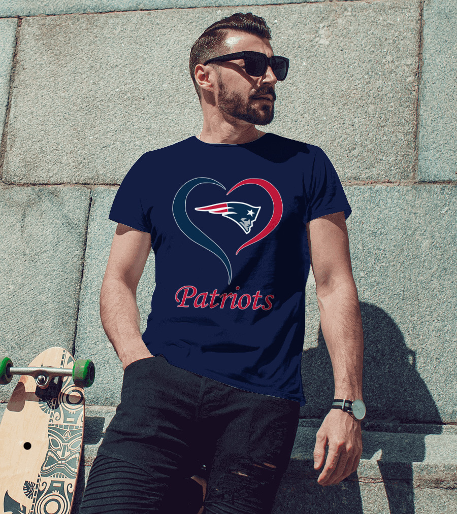 Patriots New England Heart T-Shirt