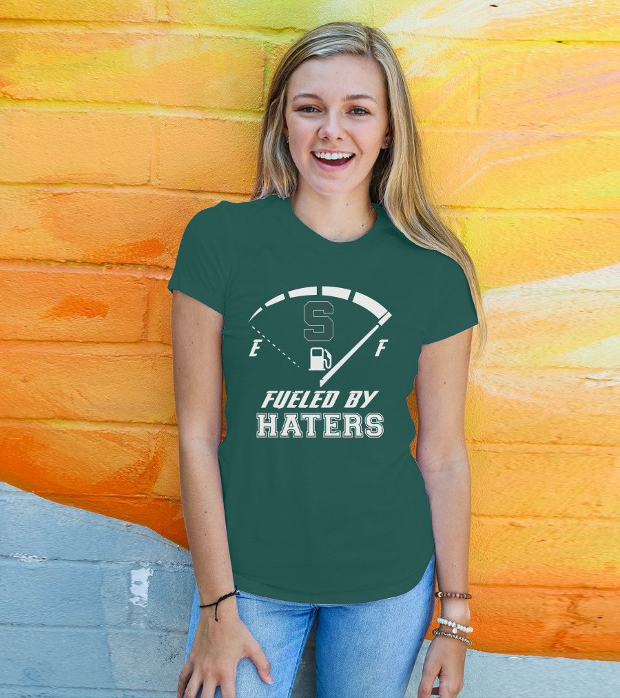 Fueled By Haters Michigan State S Icon Fuel Gauge T-Shirt