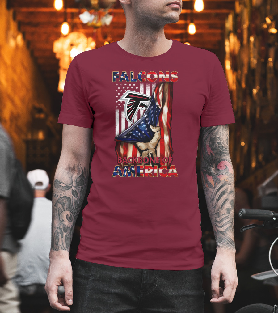 Falcons Backbone Of America Patriots T-Shirt