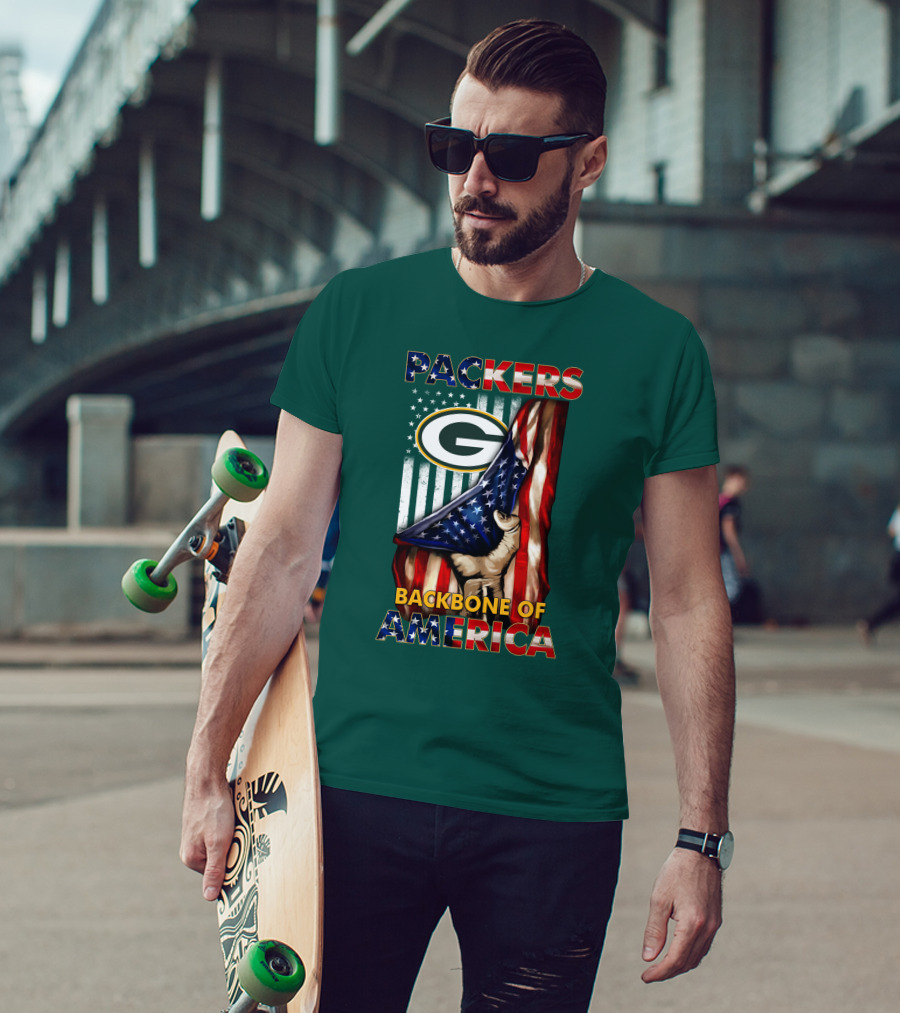 Packers Backbone Of America Green Bay T-Shirt